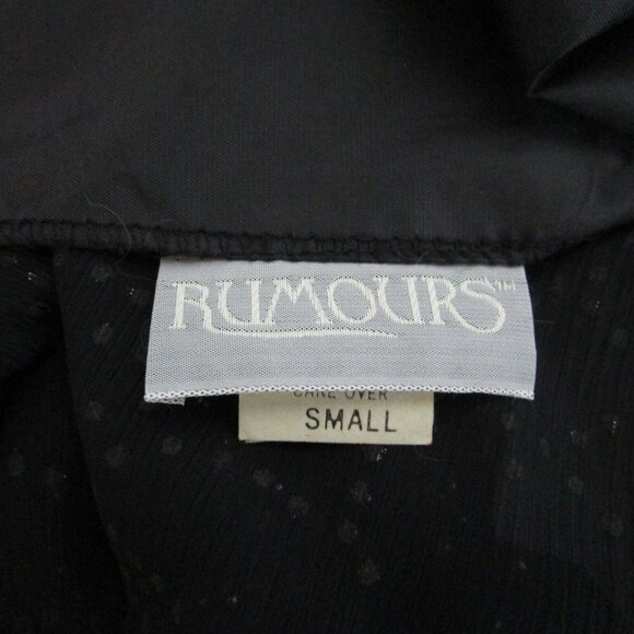 Women’s Open Black Metallic Rhinestones Cardigan Size Small Cocktail Wedding VTG - Picture 3 of 7